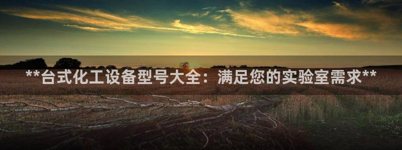 新宝gg一创造奇迹登：**台式化工设备型号大全：满