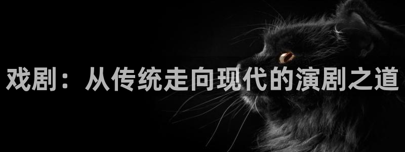 依依影院社区：戏剧：从传统走向现代的演剧之道